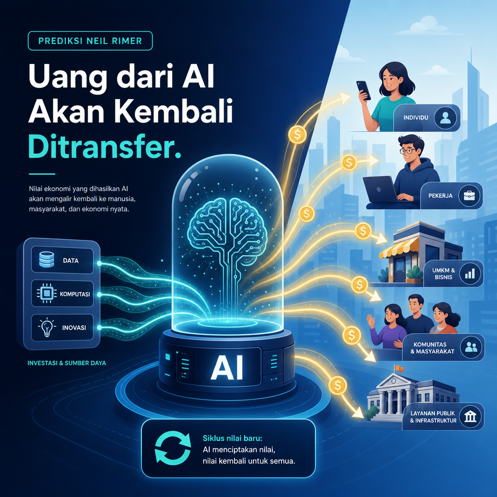 Prediksi Neil Rimer: Uang dari AI Akan Kembali Ditransfer