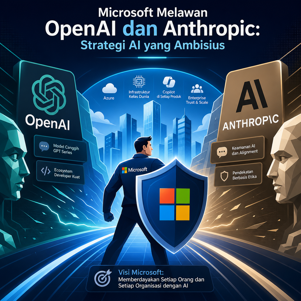 Microsoft Melawan OpenAI dan Anthropic: Strategi AI yang Ambisius