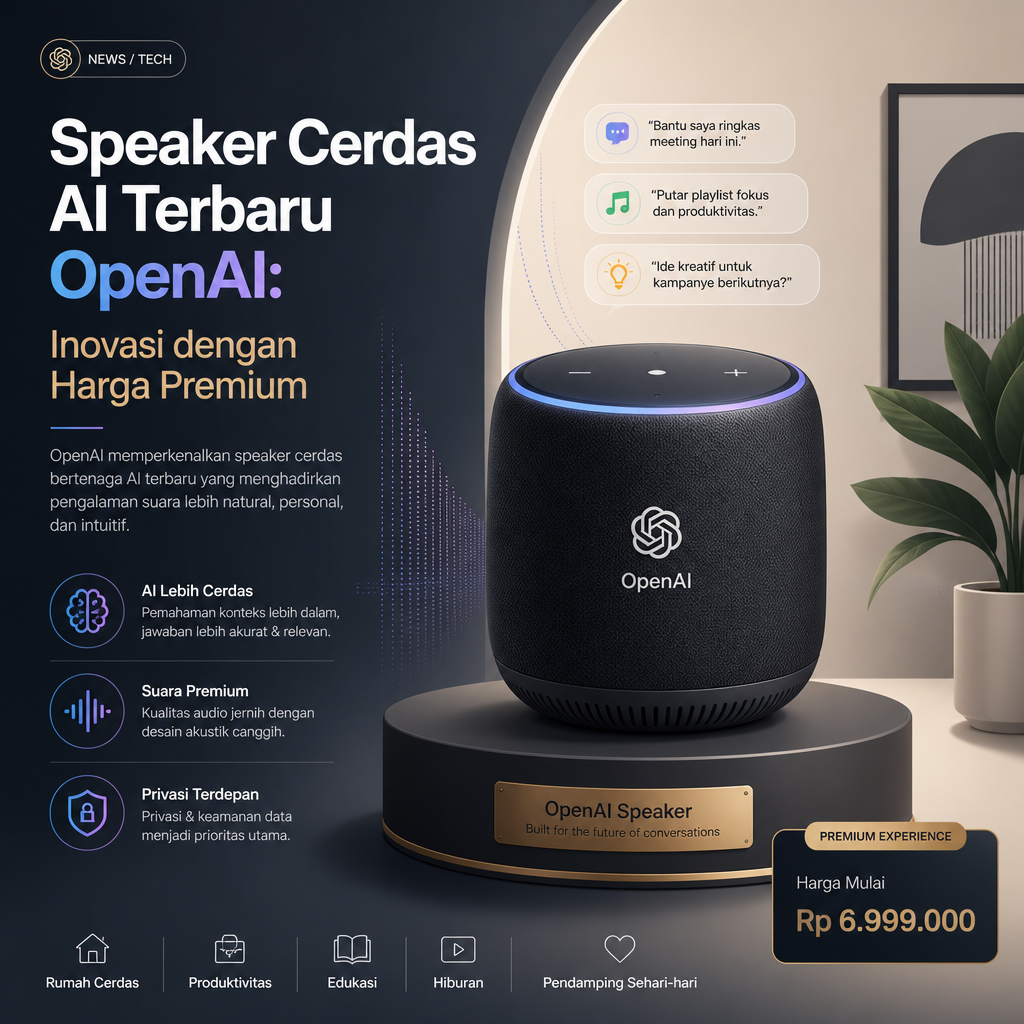 Speaker Cerdas AI Terbaru OpenAI: Inovasi dengan Harga Premium