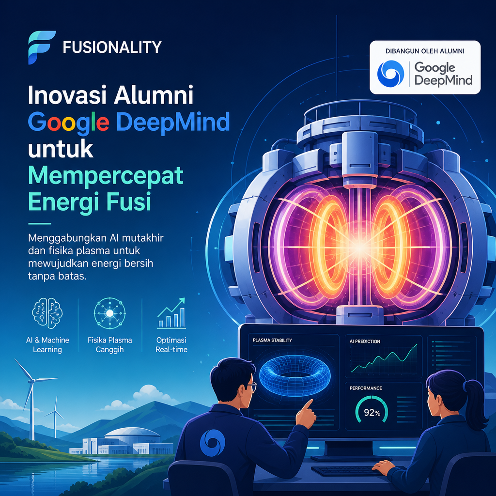 Fusionality: Inovasi Alumni Google DeepMind untuk Mempercepat Energi Fusi